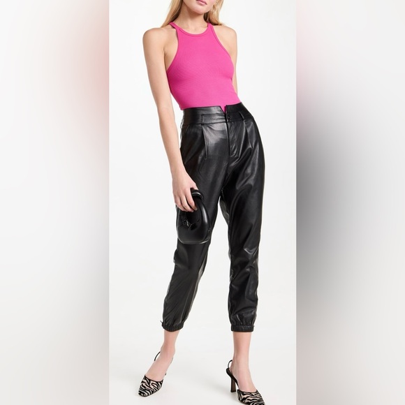 NWOT Paige High Rise Pleated Mayslie Joggers Size 2 - Picture 3 of 16